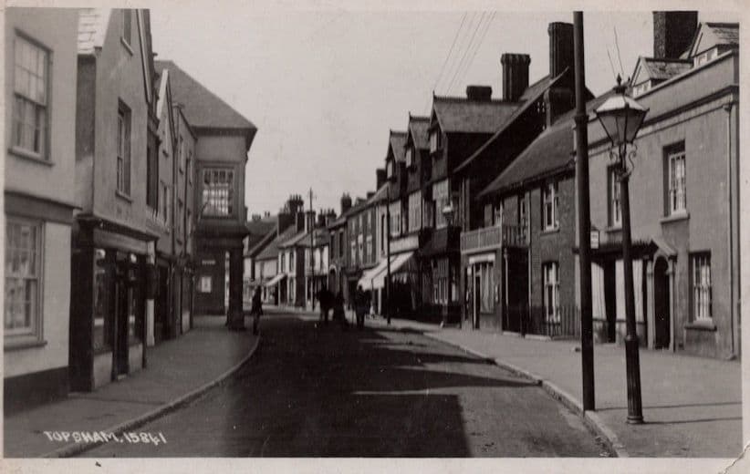 Topsham Old Real Photo Postcard