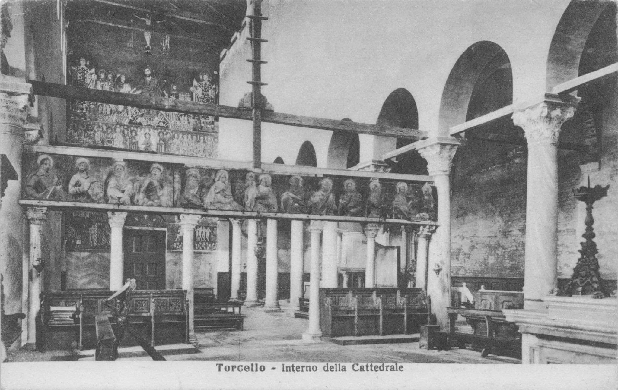 Torcello Cattedrale Parapetto Del Coro Italy Art Old Postcard