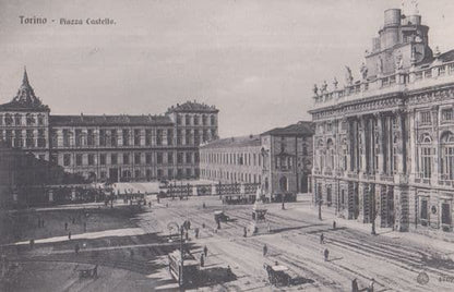Torino Monumento A Vittorio Emanuele II Antique Italian 3x Postcard