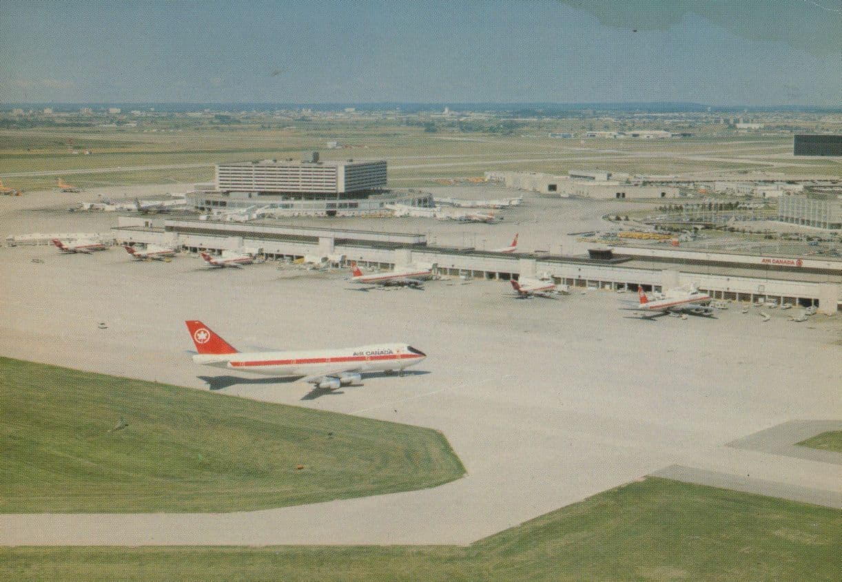 Toronto International Airport Canada Rare Majestic Postcard