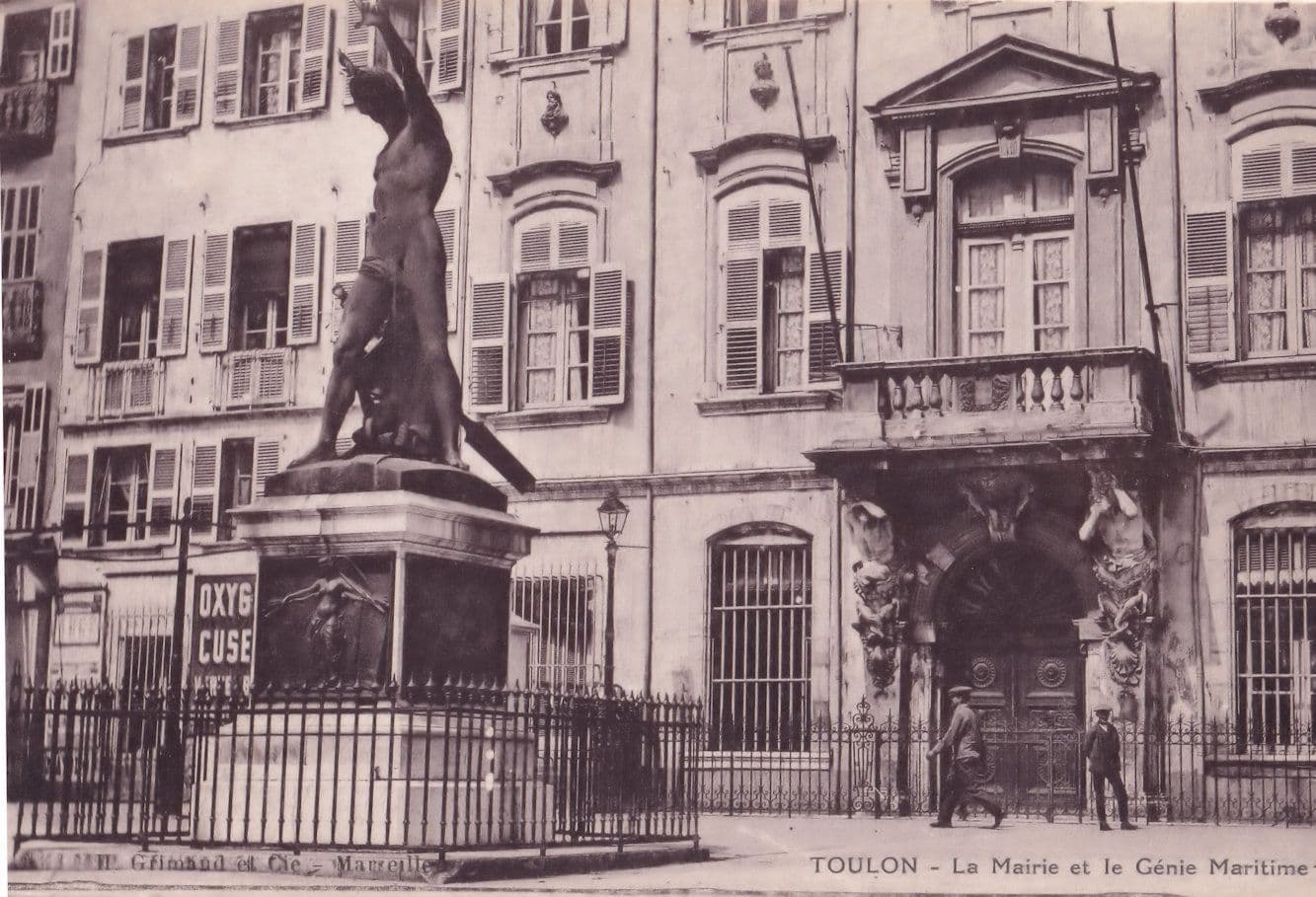 Toulon La Mairie Et Le Genie Maritime Old French Postcard