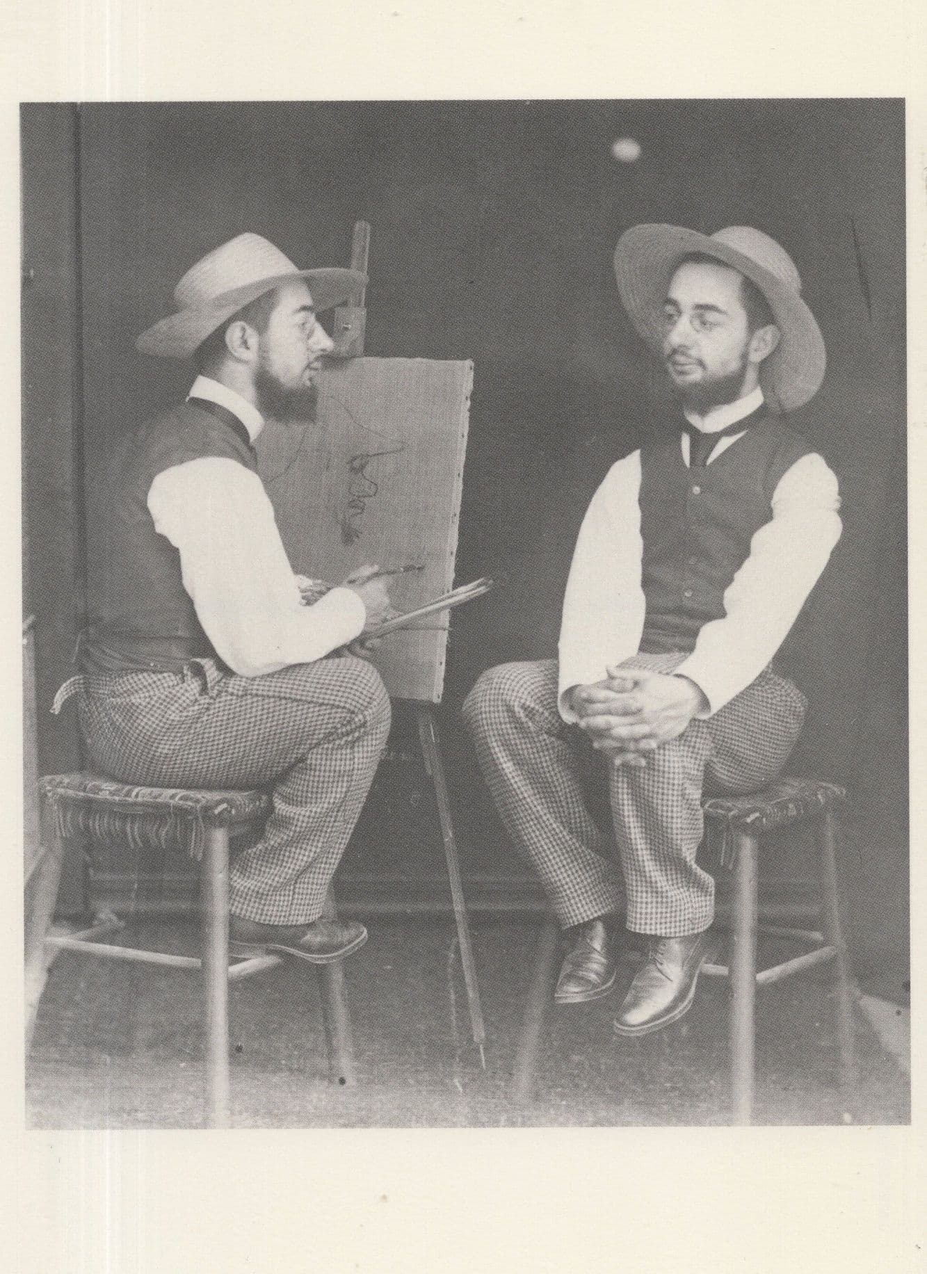 Toulouse Lautrec Painting Victorian Self Portrait Award Photo Postcard