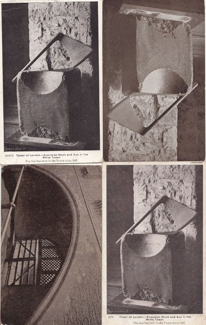 Tower Of London Execution Block Axe 12x London Postcard s