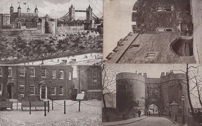 Tower Of London Execution Block Axe 12x London Postcard s