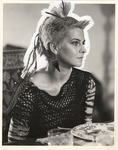 Toyah Wilcox Dining TV Times December 1984 10x8 Rare Press Photo