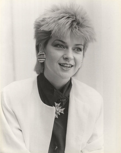 Toyah Wilcox in 1987 Punk Rock Business Suit Large Press Photo