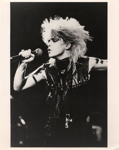 Toyah Wilcox Punk Rock Leather Dress Vintage 10x8 Press Photo