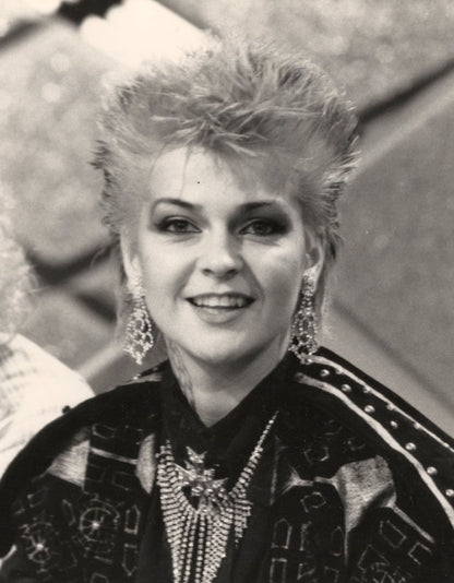 Toyah Wilcox Punk Rock Singer Christmas 1984 Vintage Press Photo
