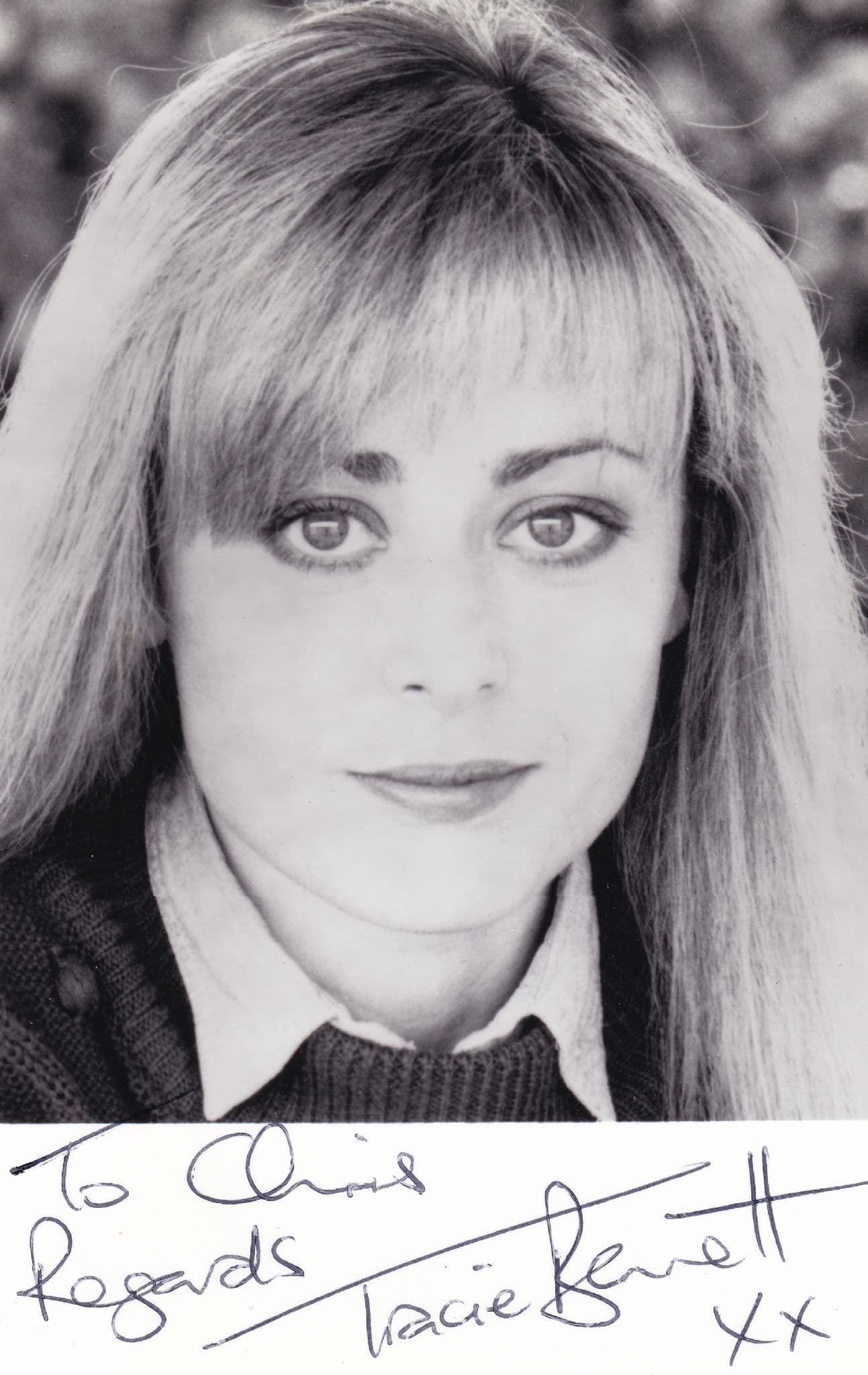 Tracie Bennett Casualty Vintage Hand Signed Photo