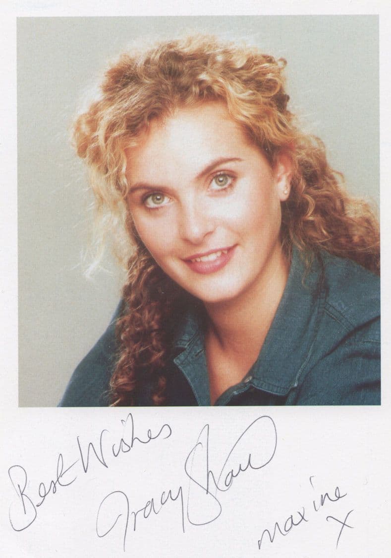 Tracy Shaw Coronation Street Rare Alternative Hand Signed Photo