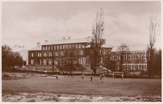 Training College Ripon Real Photo Postcard