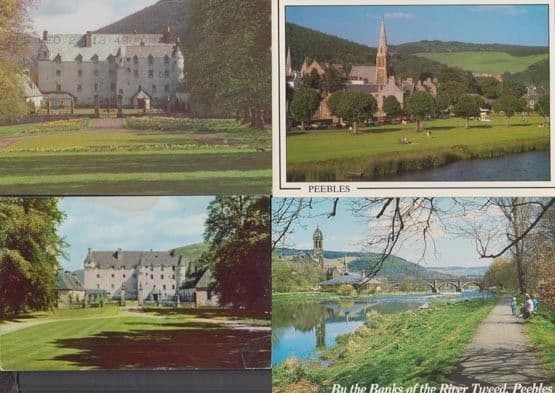 Tranquair House Innerleithen Peebles 4x Scottish Postcard s