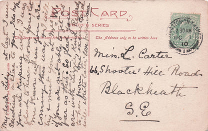 Transport Cart To Luxford At Surbiton Antique Surrey Postcard