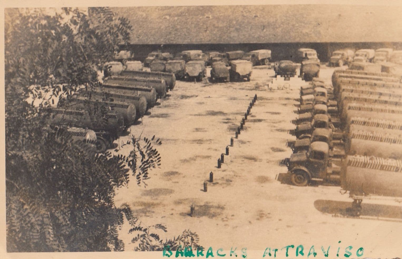 Traviso Italian Italy Barracks Full Of Rats Antique WW1 Soldiers Photo