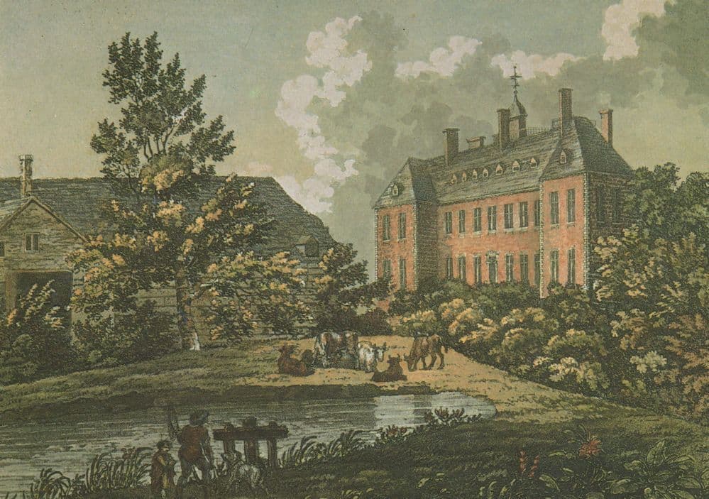 Tredegar House Newport Gwent Medieval Engraving Welsh Postcard