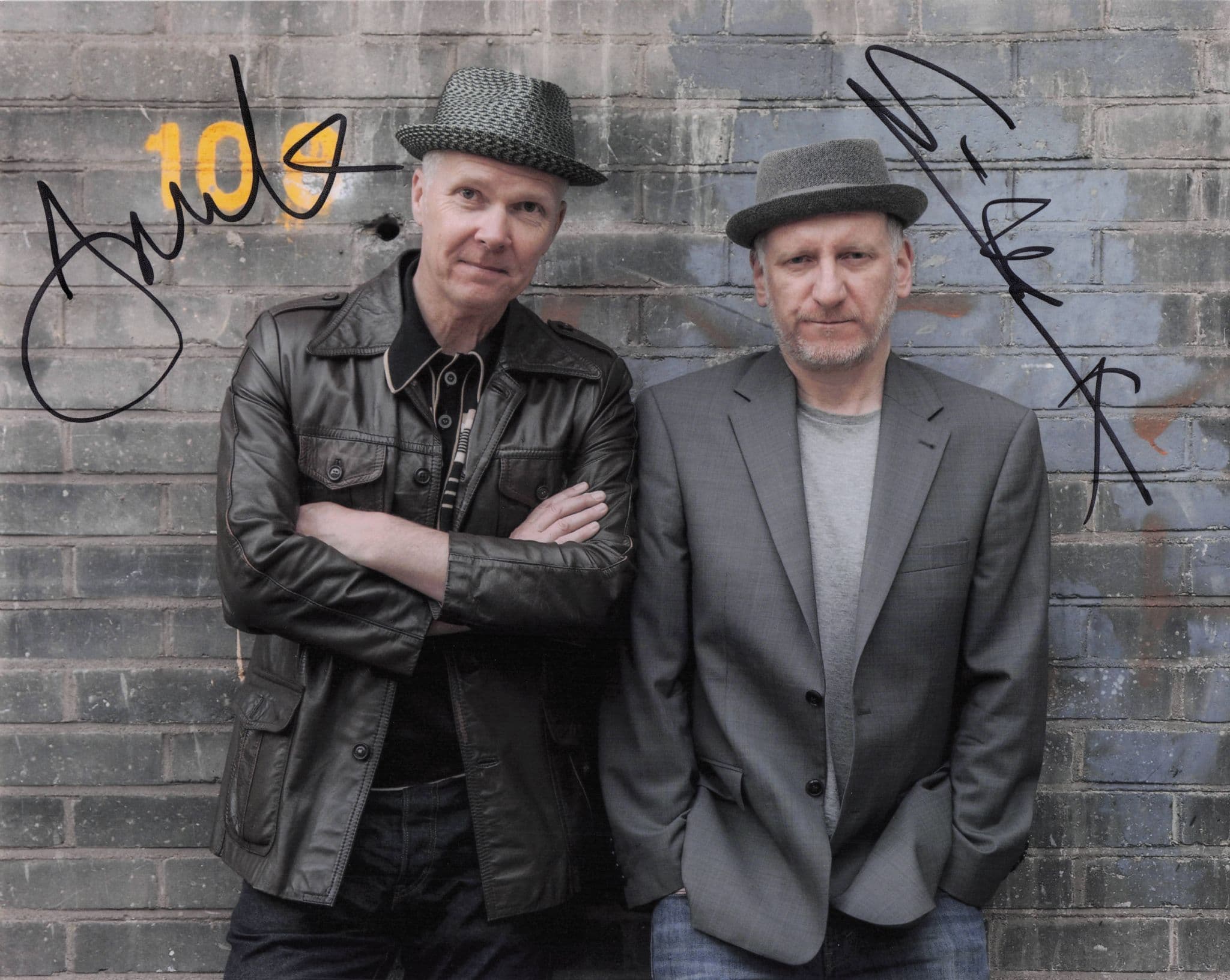 Trevor Neal Simon Hickson Live & Kicking DOUBLE 10x8 Hand Signed Photo