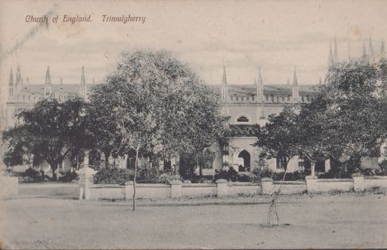 Trimulgherry Church Of England India Postcard