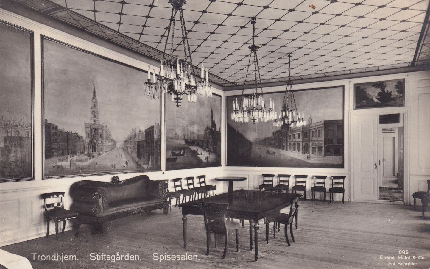 Trondheim Norway Stittsgarden Interior Postcard