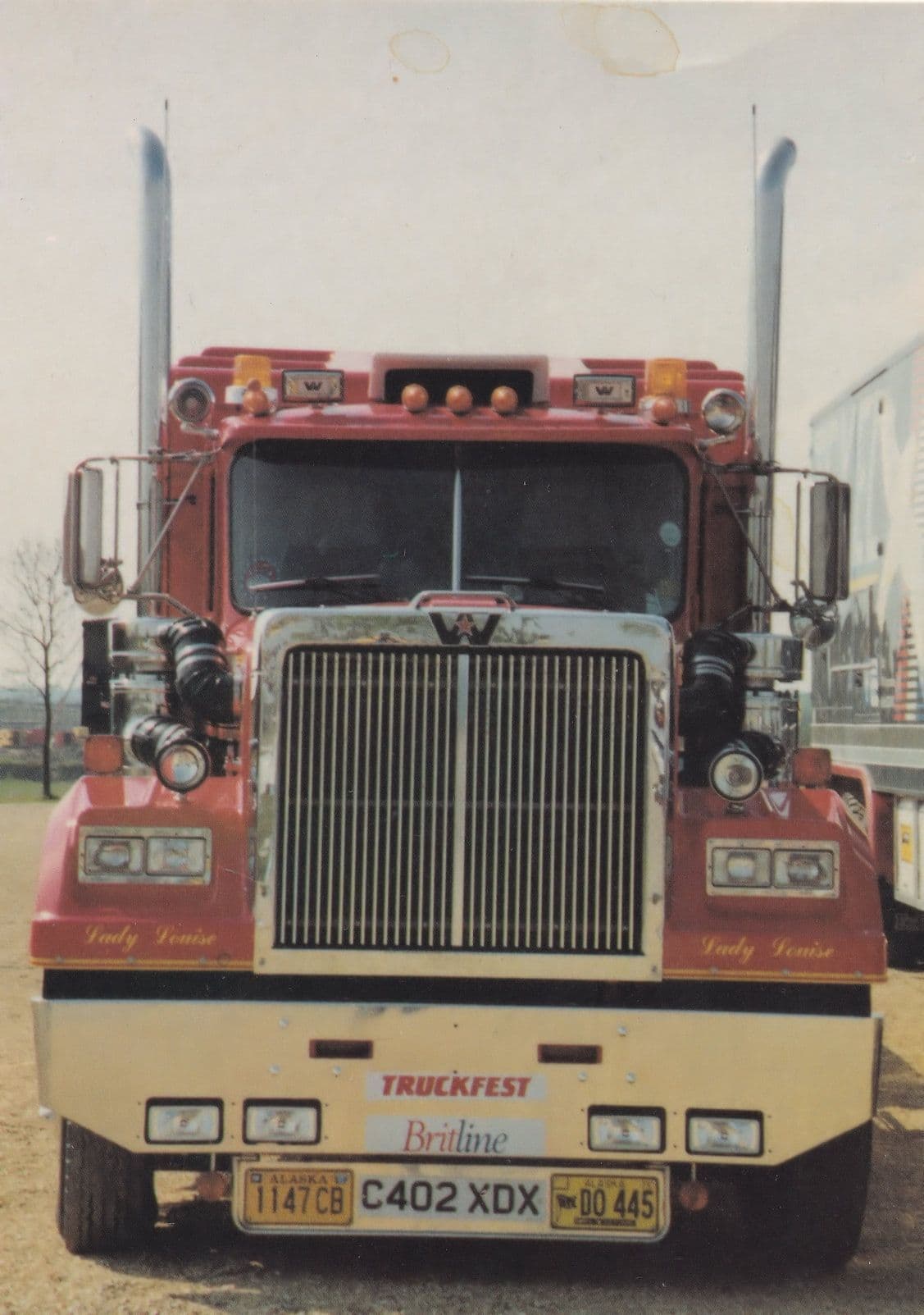 Truckfest Spalding Lincolnshire Truck Festival Postcard