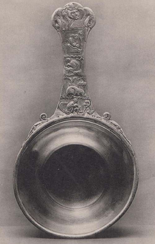 Trulla Rome Roman Period Silver Cutlery Earthenware Hispanic Old Museum Postcard