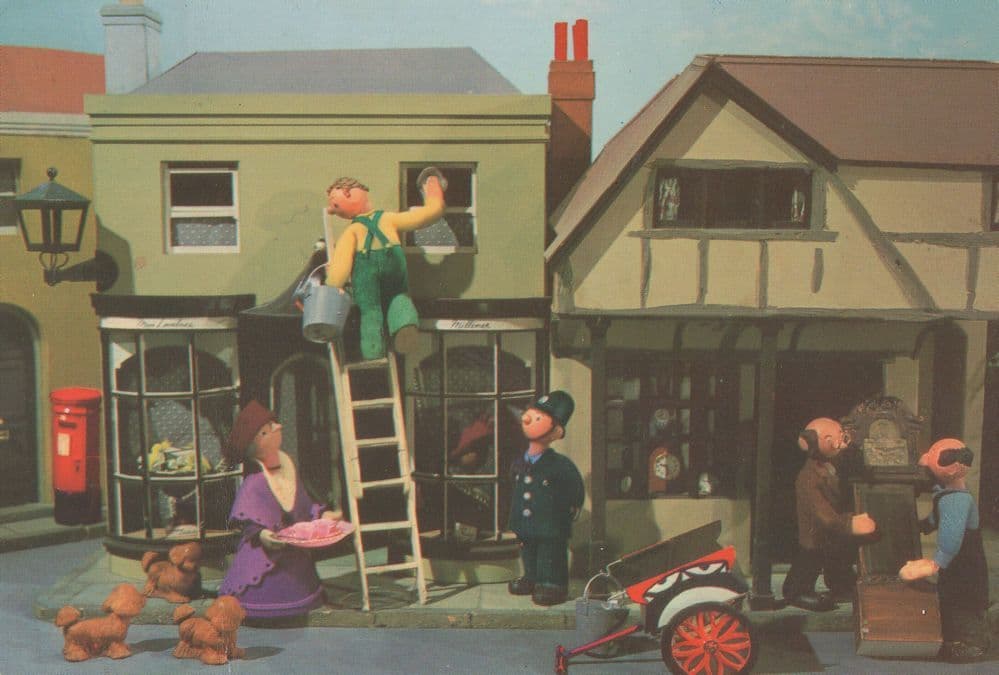 Trumpton BBC TV Show 1970s Official Postcard