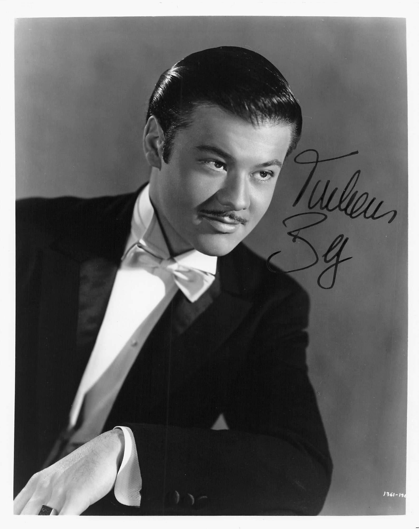 Turhan Bey The Turkish Delight Mummy's Tomb Film Actor 10x8 Hand Signed Photo