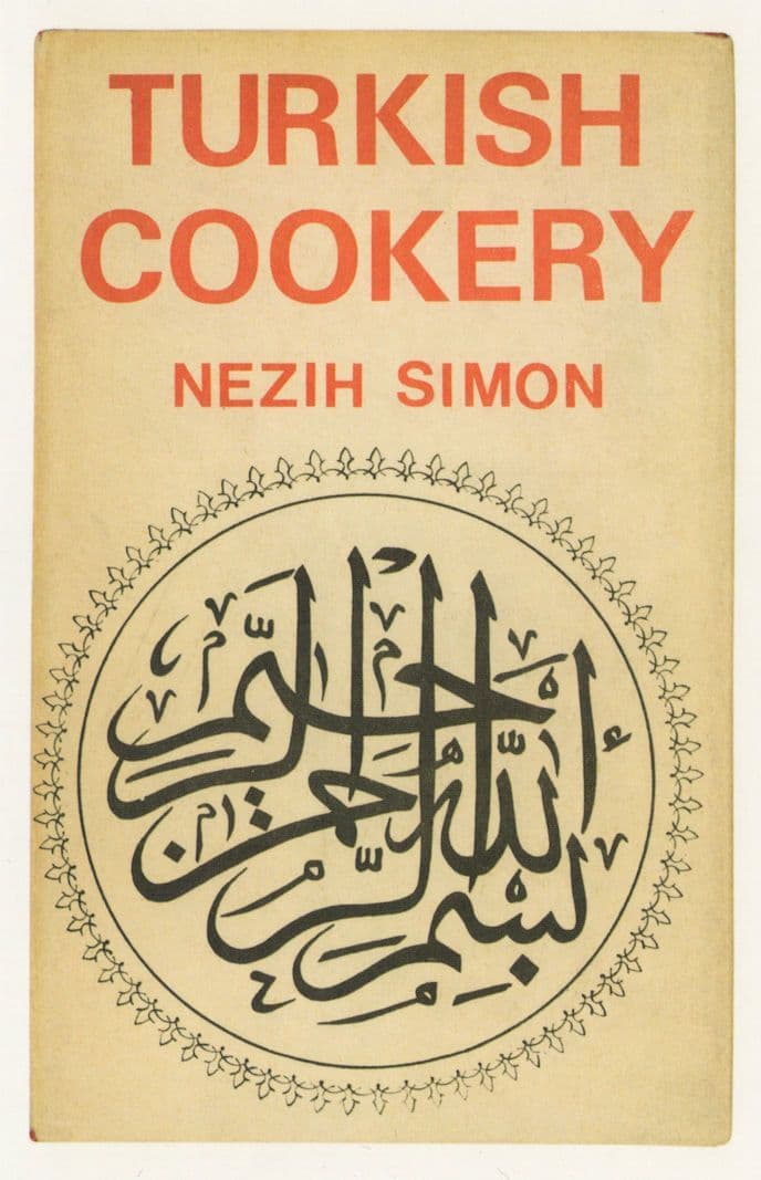 Turkish Cookery Nezih Simon 1968 Book Postcard