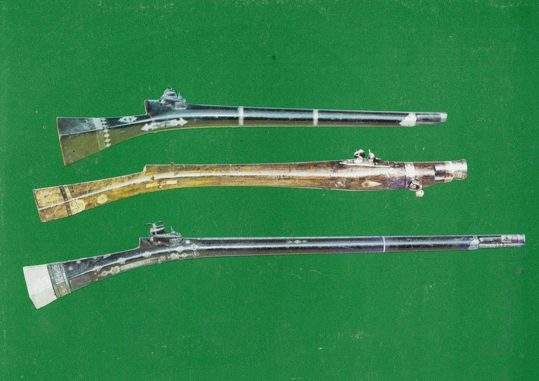 Turkish XIX & XVIII Century Flint Lock Pistol Turkey Istanbul Old Gun Postcard