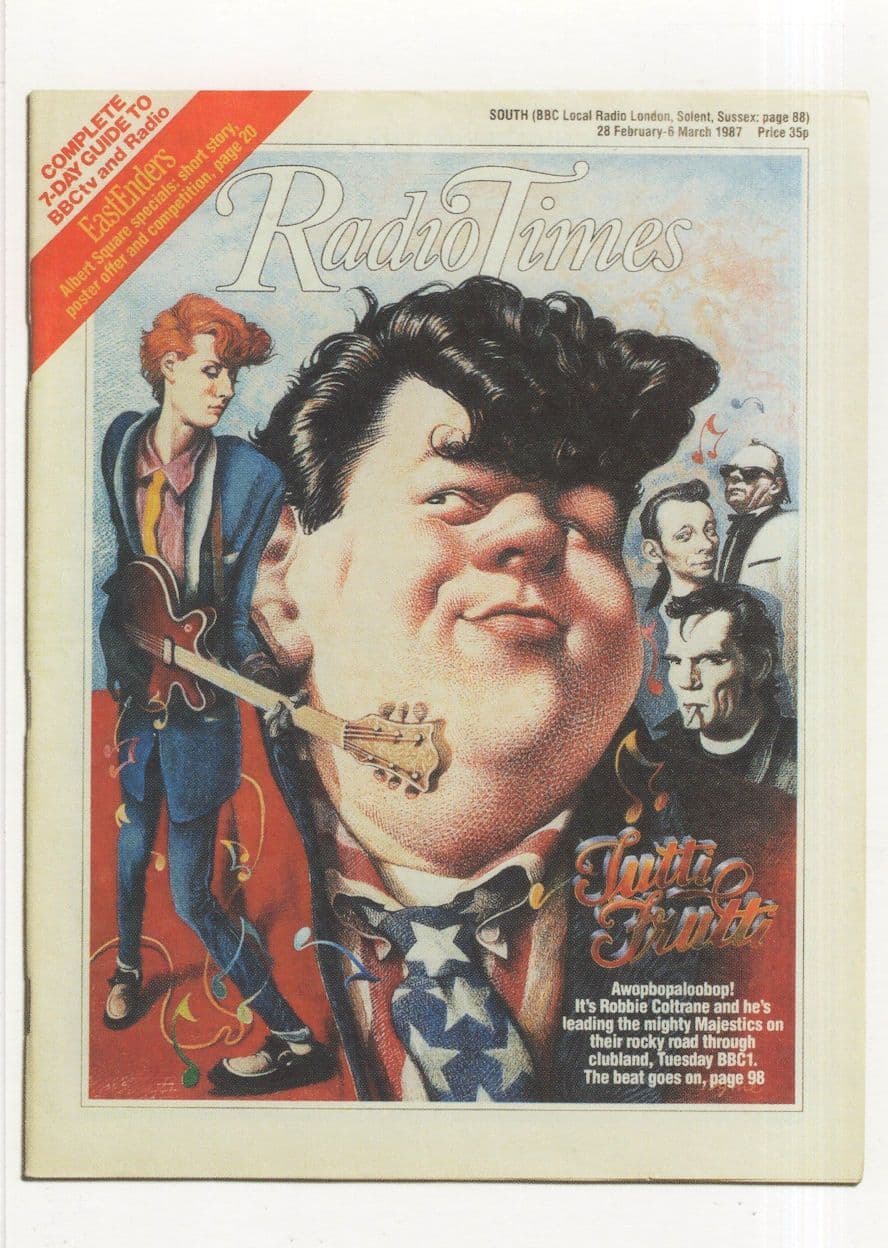 Tutti Frutti 1950s Rock & Roll BBC TV Show Robbie Coltrane Postcard