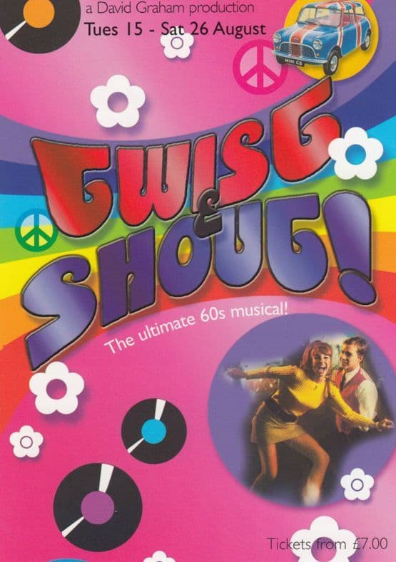 Twist & Shout Beatles Musical New Vic Theatre Gala Poster Postcard Style Card