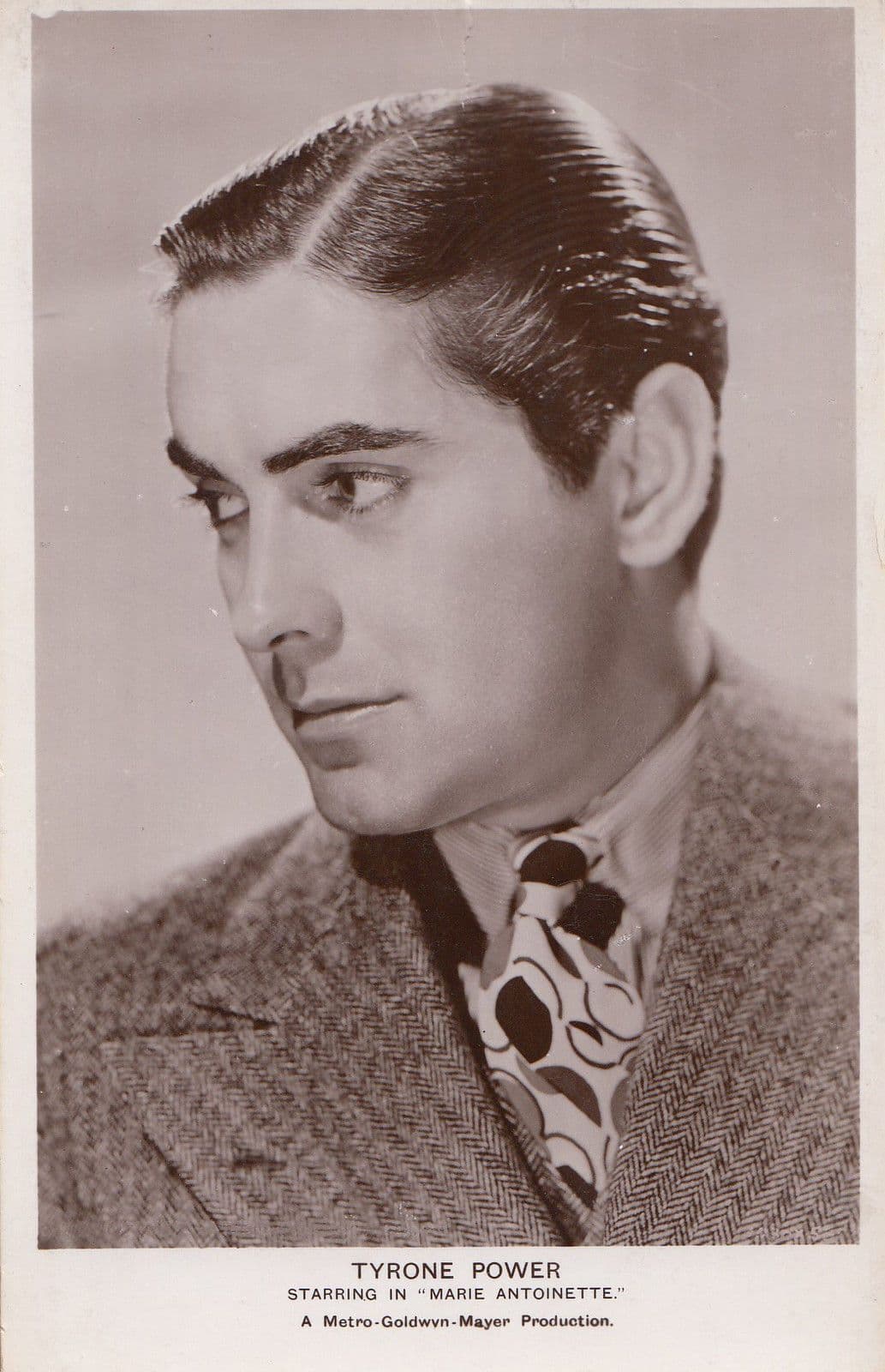 Tyrone Power Picturegoer Vintage Photo Postcard