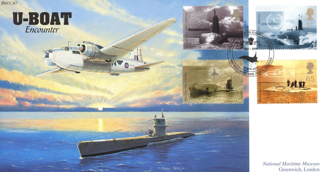 U-Boat Encounter RAF Kinloss Nimrod 206 Squadron LTD TO ONLY 50 FDC