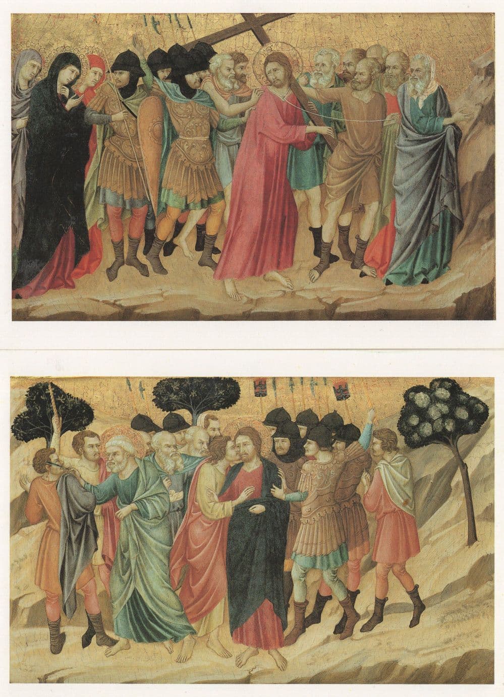 Ugolino di Nerio The Betrayal 2x Painting Postcard