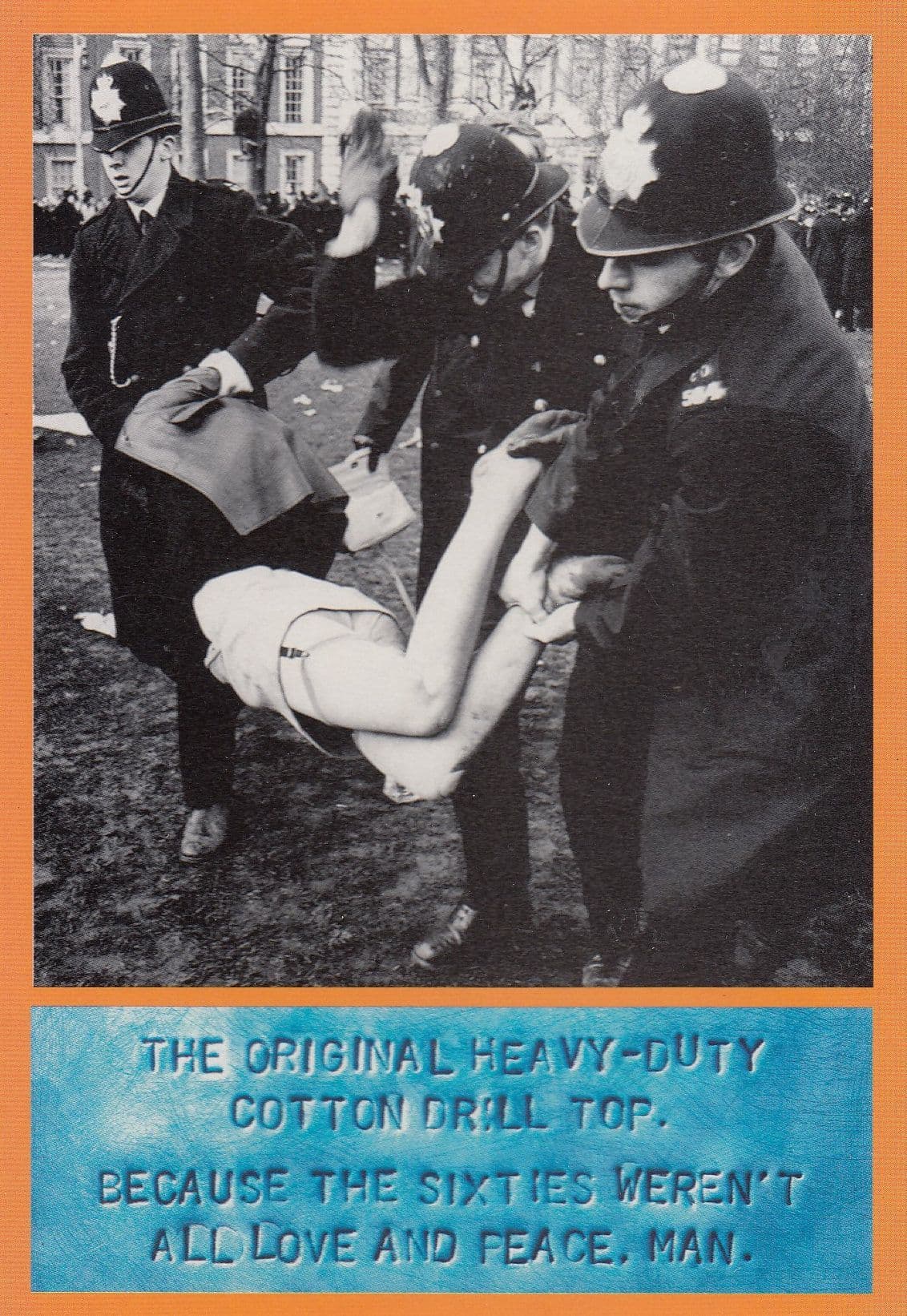 Umbro Police Riot Unique Advertising Postcard