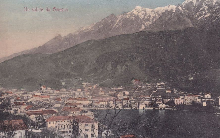 Un Saluto Da Omegna Italy Antique Postcard