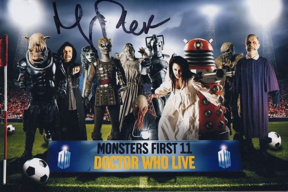 Unidentified Doctor Who First 11 Exhibition Live Hand Signed Photo
