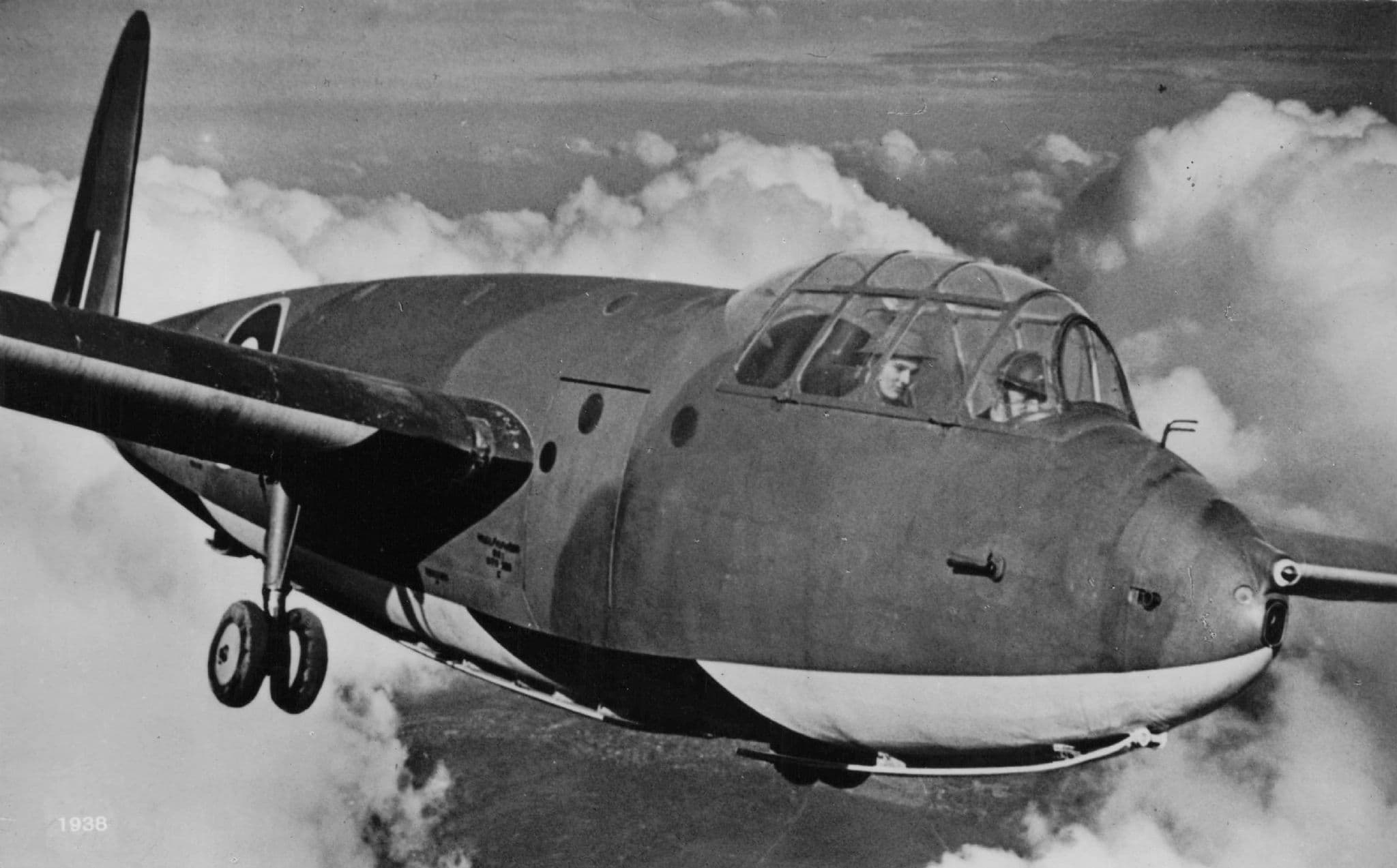 Unidentified Military Plane Aircraft Real Photo Postcard RPC Card