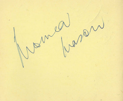 Unidentified Vintage Ballet DOUBLE Hand Signed Autograph Ephemera