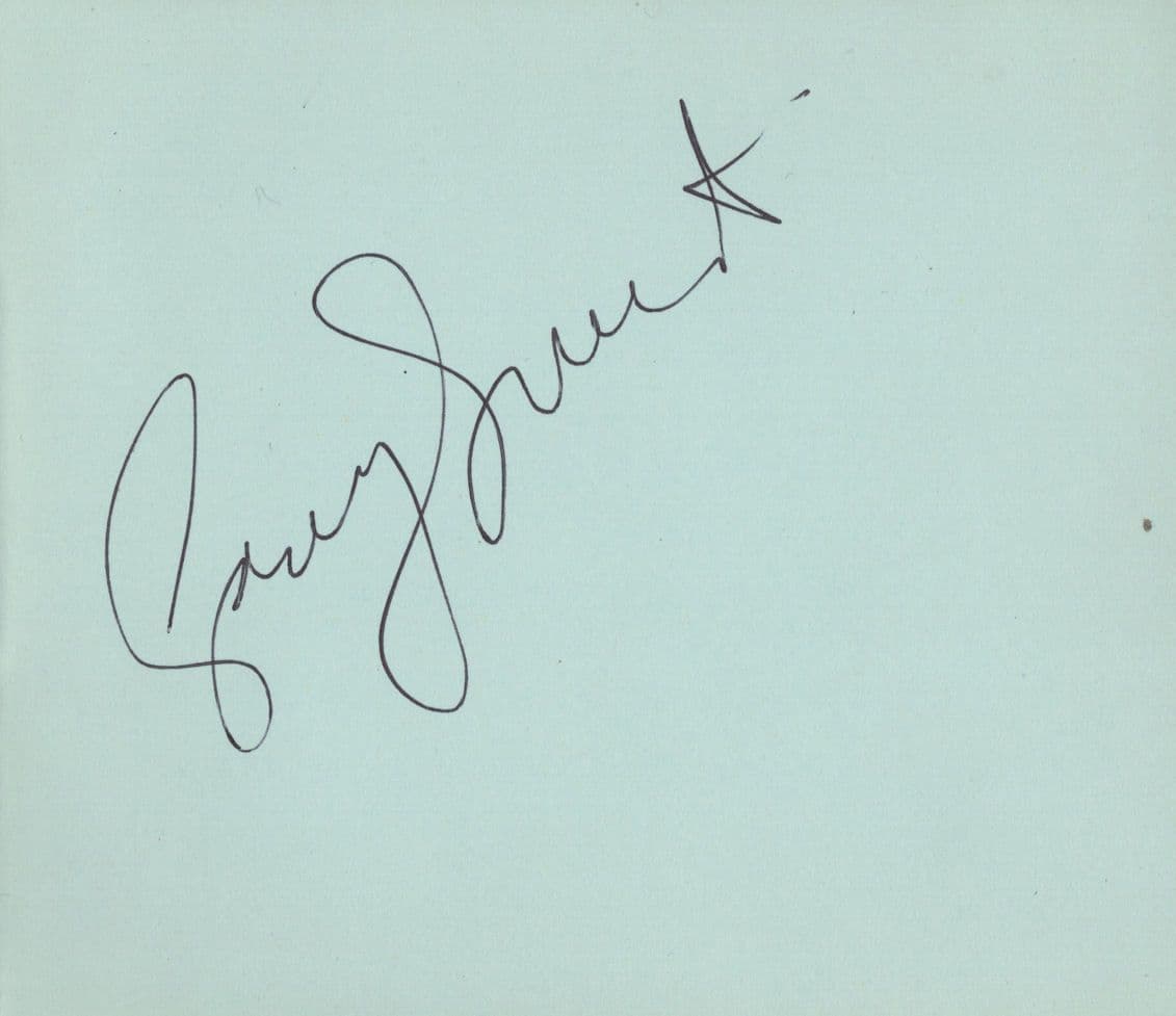 Unidentified Vintage Ballet Hand Signed Autograph Ephemera