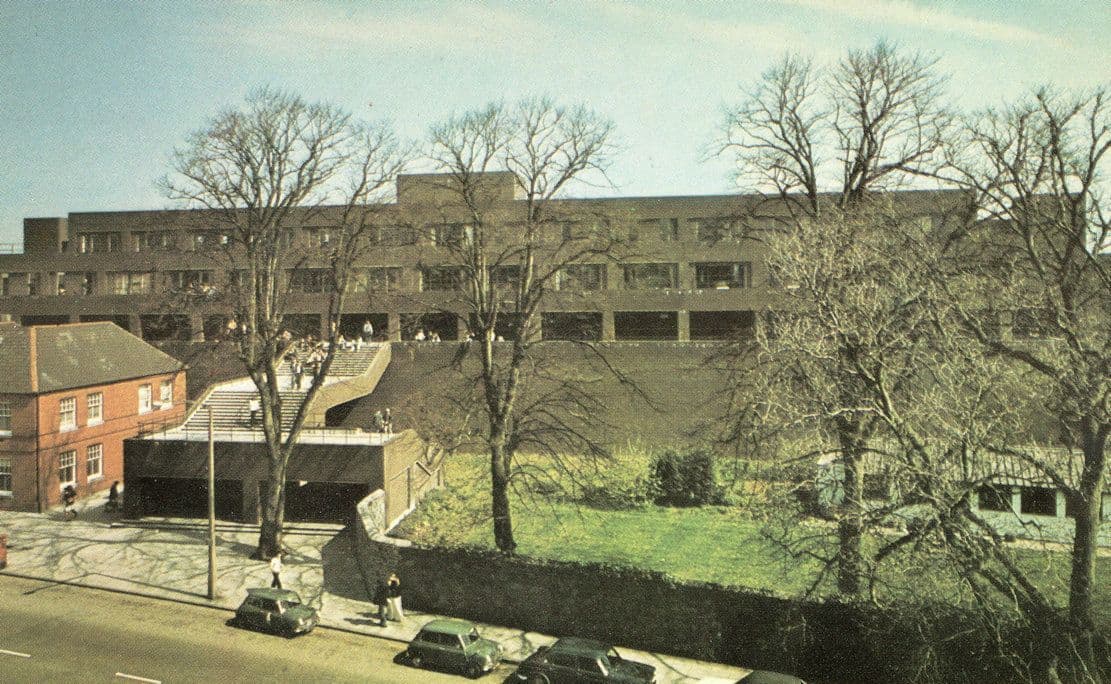 Union College Building Cardiff University 1970s Welsh Postcard