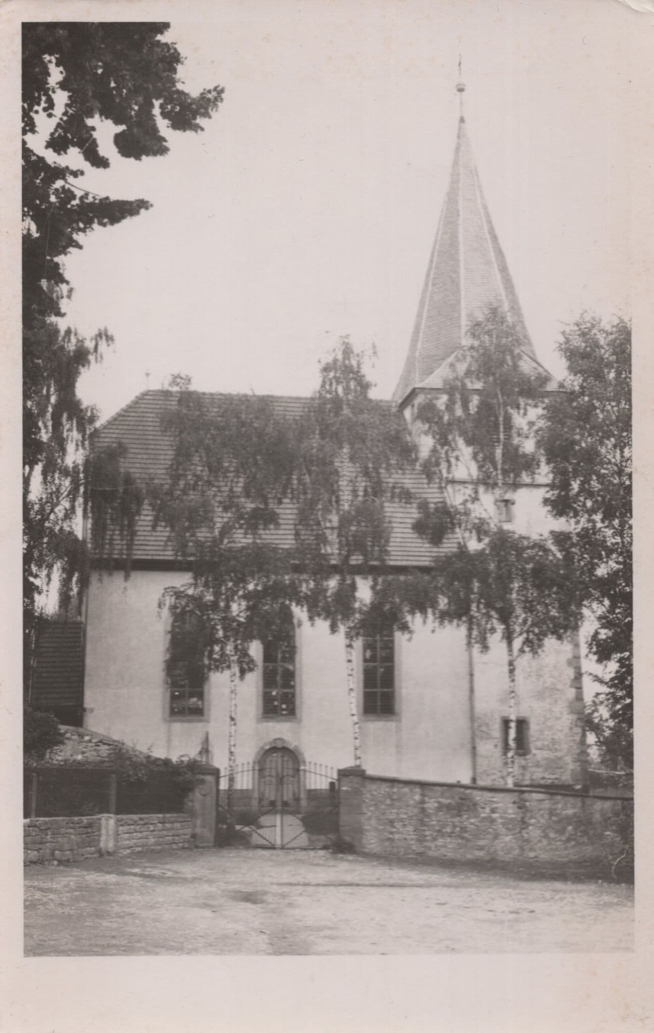 Unterschefflenz Evangelist Church German RPC Old Postcard