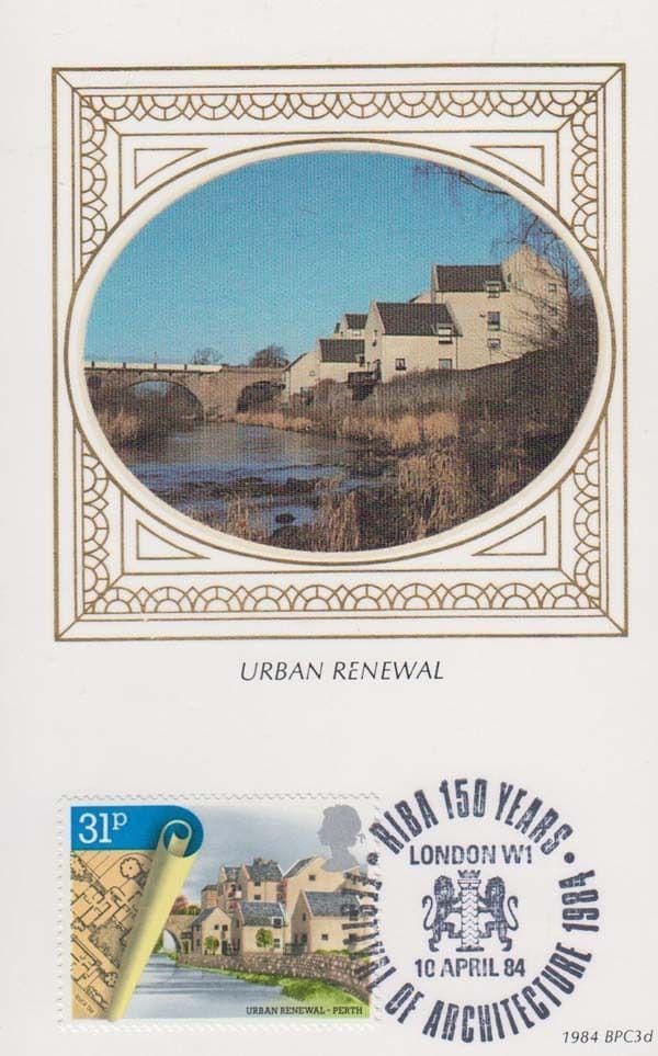 Urban Renewal Perth London Architecture Festival Of Rare Benham First Day Cover