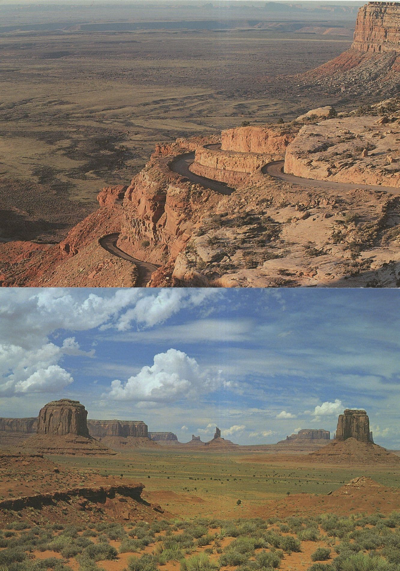 Utah Mexican Hat Switchbacks on Moqui Dugway Highway USA Postcard