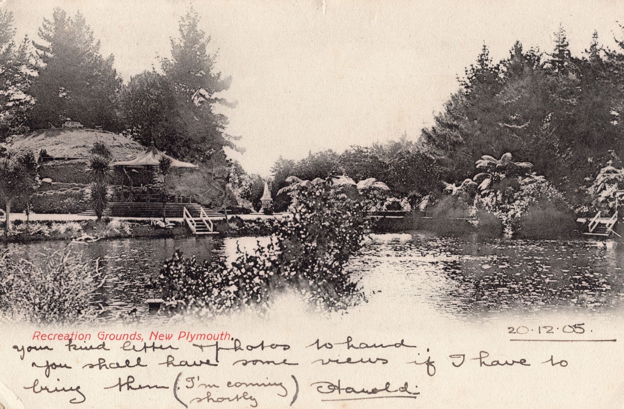 Vaal River Parys New Plymouth Zealand Antique 3x Postcard
