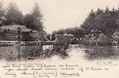 Vaal River Parys New Plymouth Zealand Antique 3x Postcard