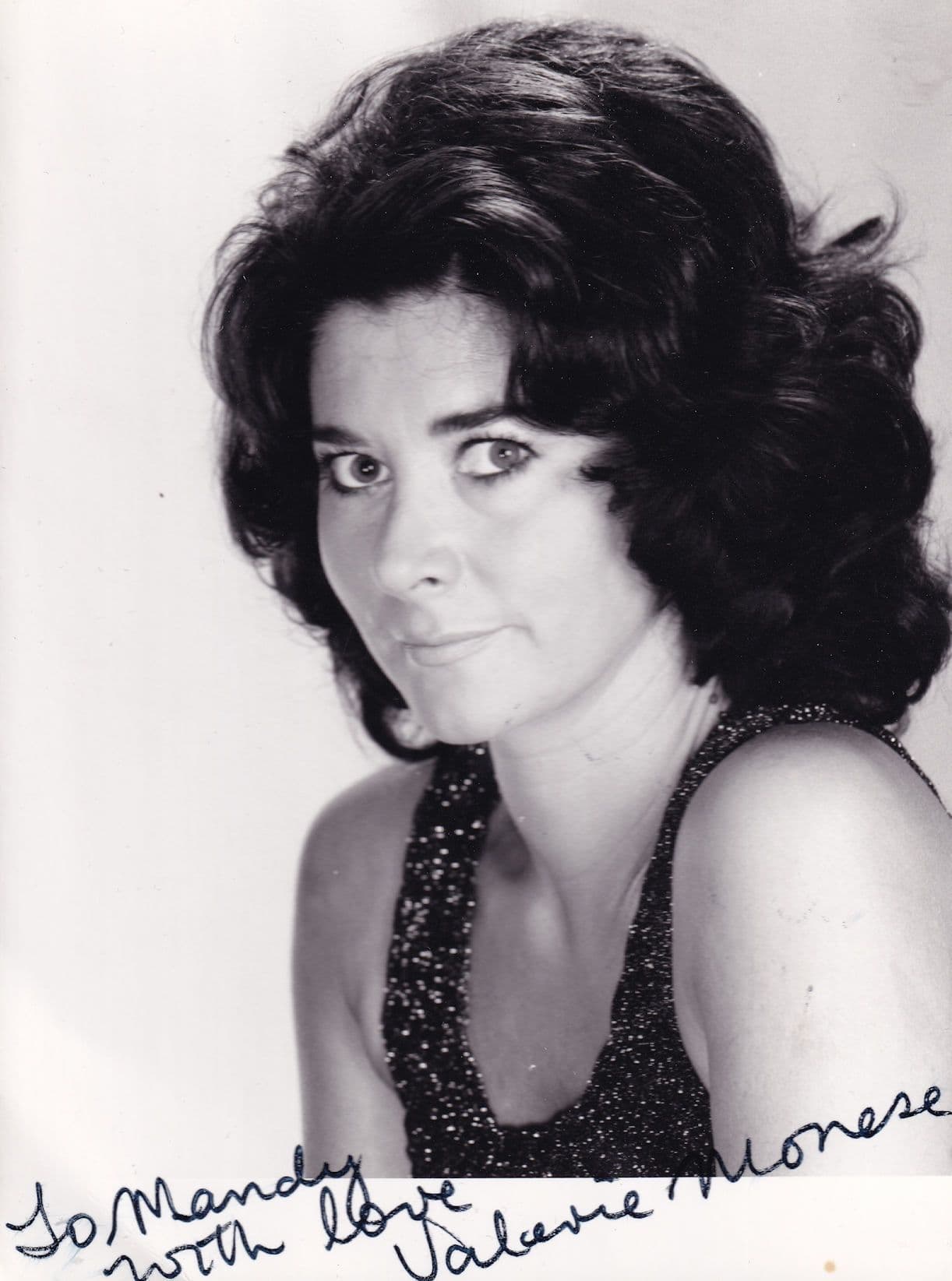 Valerie Monese Singer Vintage 7x5 Hand Signed Photo