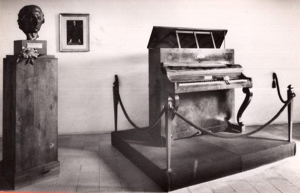 Valldemosa Mallorca Piano Pleyel de Chopin + Reverse Frank RPC Postcard