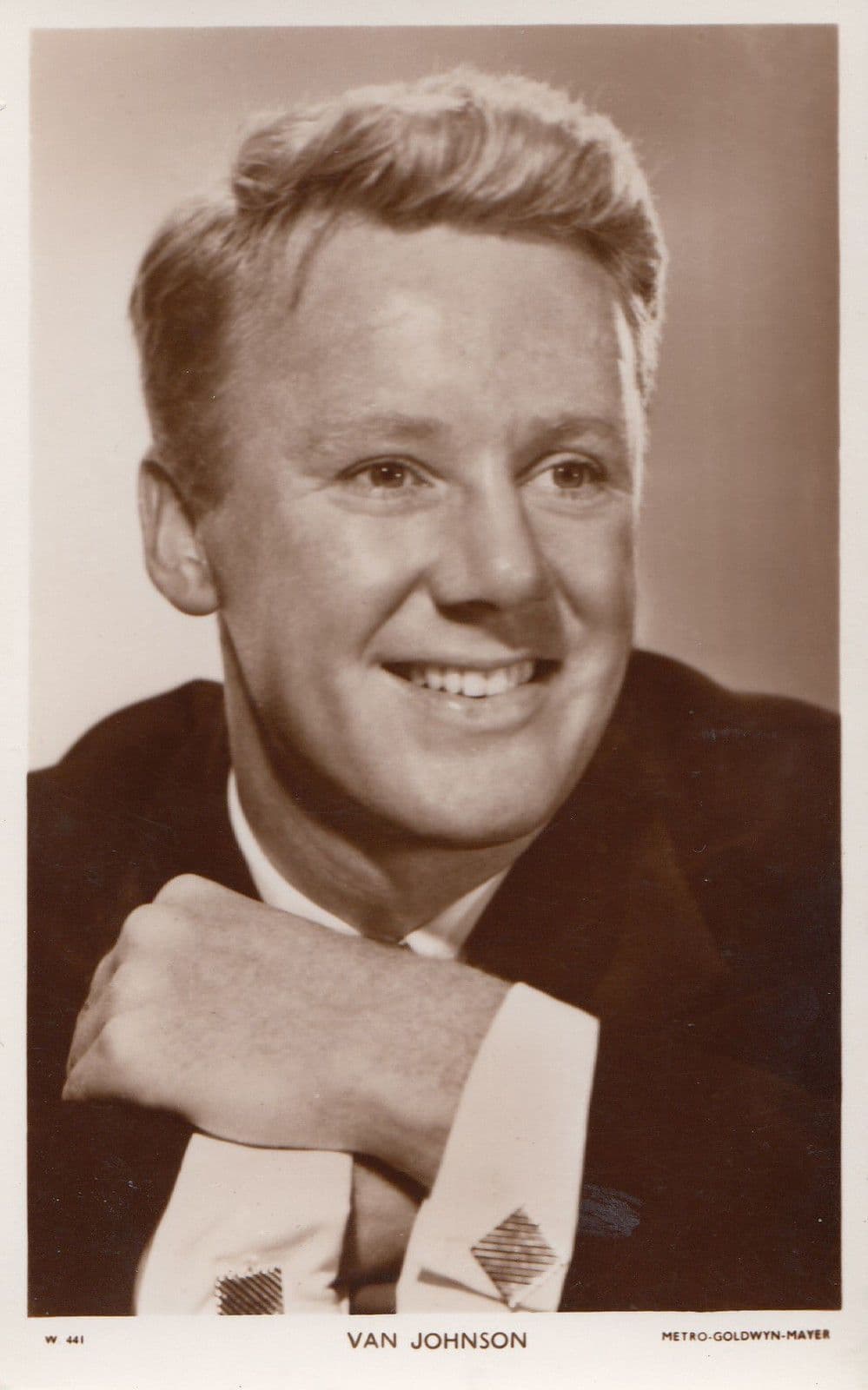 Van Johnson Picturegoer Vintage Real Photo Postcard