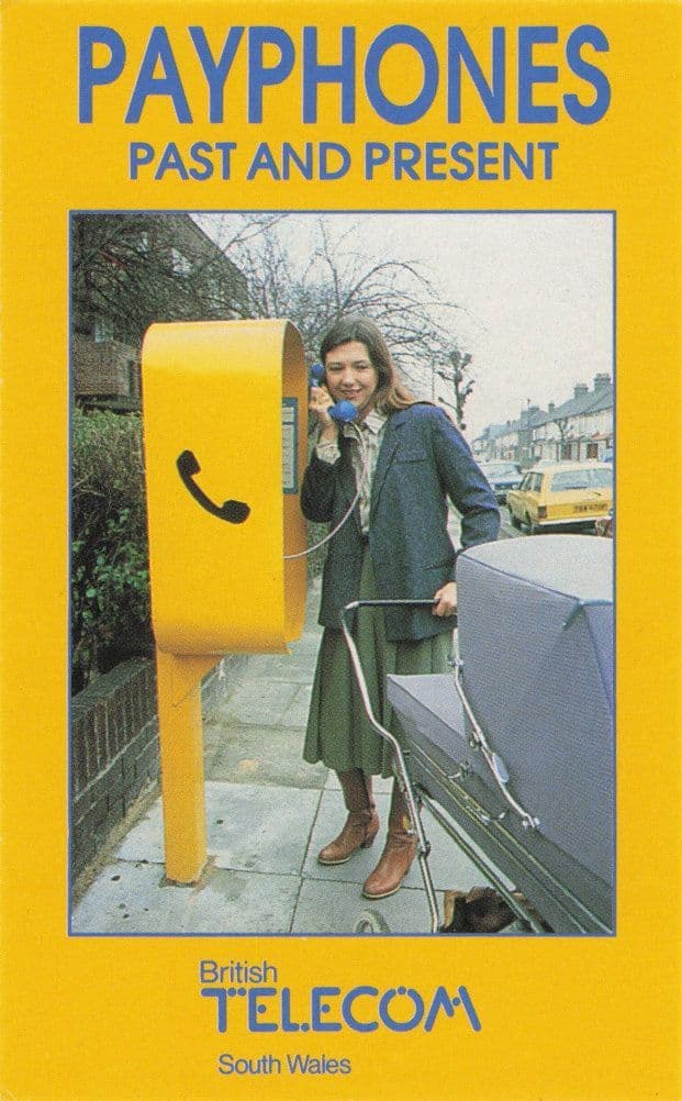 Vandal Proof Oakham Booth BT Telephone Box Payphone Photo Trade Card