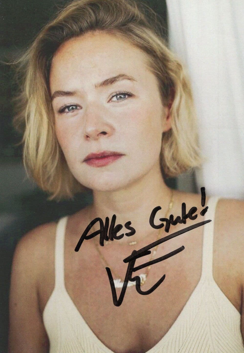 Vanessa Eckart German Actress Hand Signed Photo